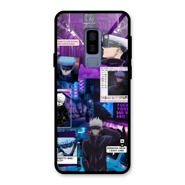 Gojo Quotes Bundle Glass Back Case for Galaxy S9 Plus