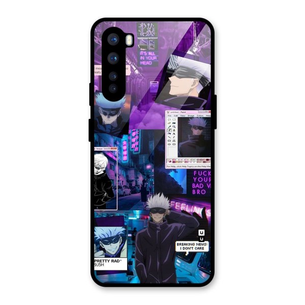 Gojo Quotes Bundle Glass Back Case for OnePlus Nord