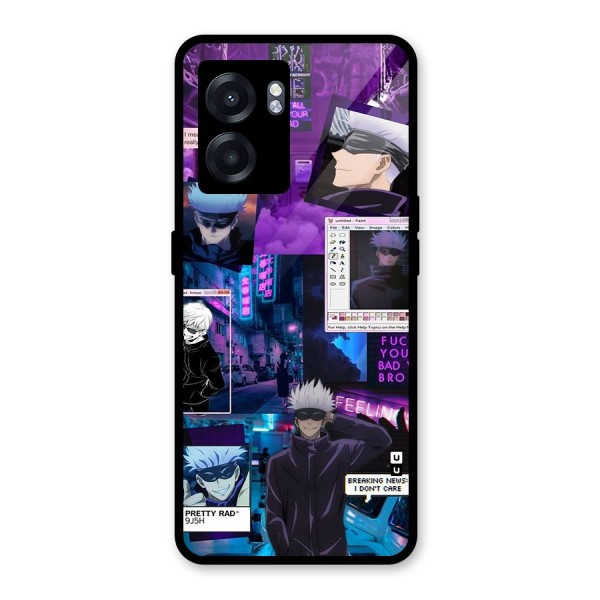 Gojo Quotes Bundle Glass Back Case for Oppo K10 (5G)