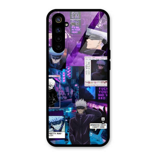 Gojo Quotes Bundle Glass Back Case for Realme 6