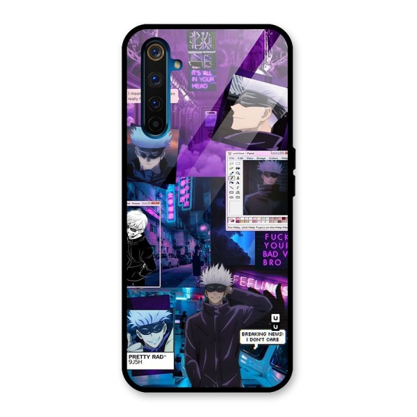 Gojo Quotes Bundle Glass Back Case for Realme 6 Pro