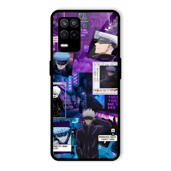 Gojo Quotes Bundle Glass Back Case for Realme 8s 5G