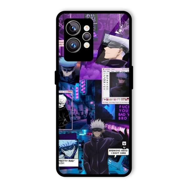 Gojo Quotes Bundle Glass Back Case for Realme GT2 Pro