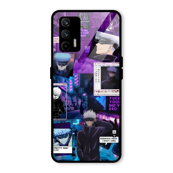 Gojo Quotes Bundle Glass Back Case for Realme GT 5G