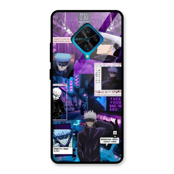 Gojo Quotes Bundle Glass Back Case for Vivo S1 Pro