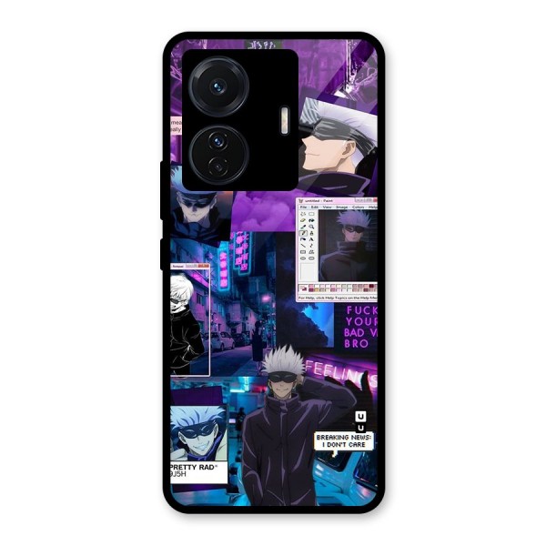 Gojo Quotes Bundle Glass Back Case for Vivo T1 Pro