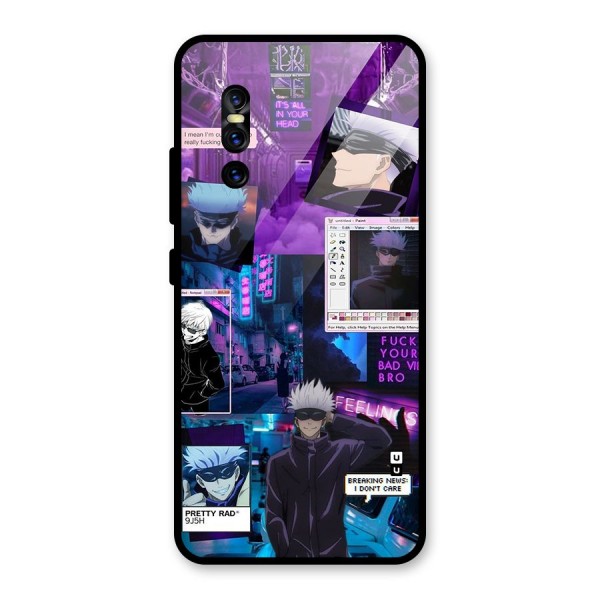 Gojo Quotes Bundle Glass Back Case for Vivo V15 Pro