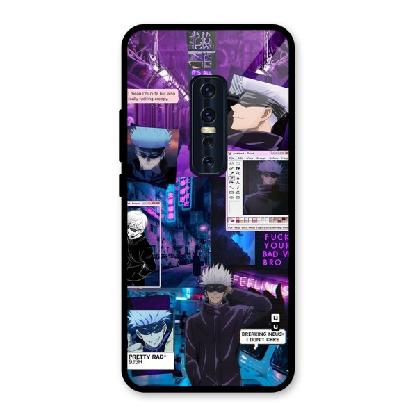 Gojo Quotes Bundle Glass Back Case for Vivo V17 Pro