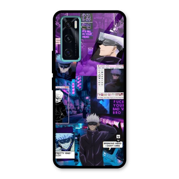 Gojo Quotes Bundle Glass Back Case for Vivo V20 SE