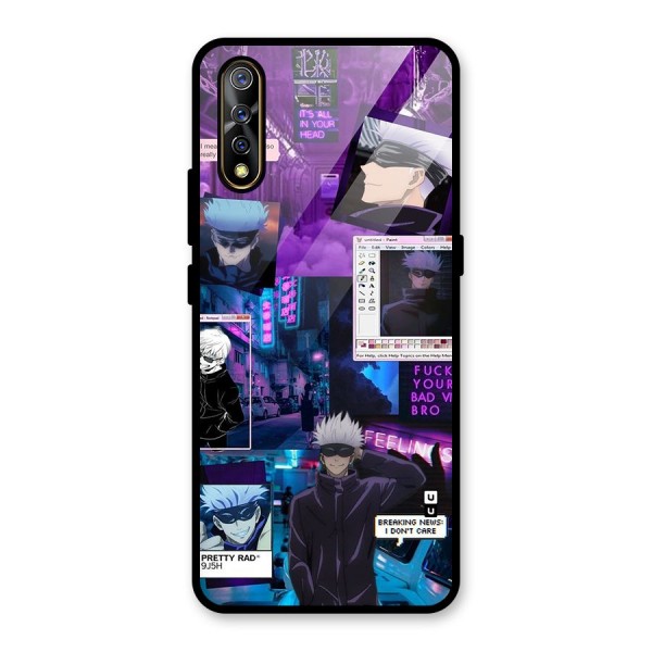 Gojo Quotes Bundle Glass Back Case for Vivo Z1x