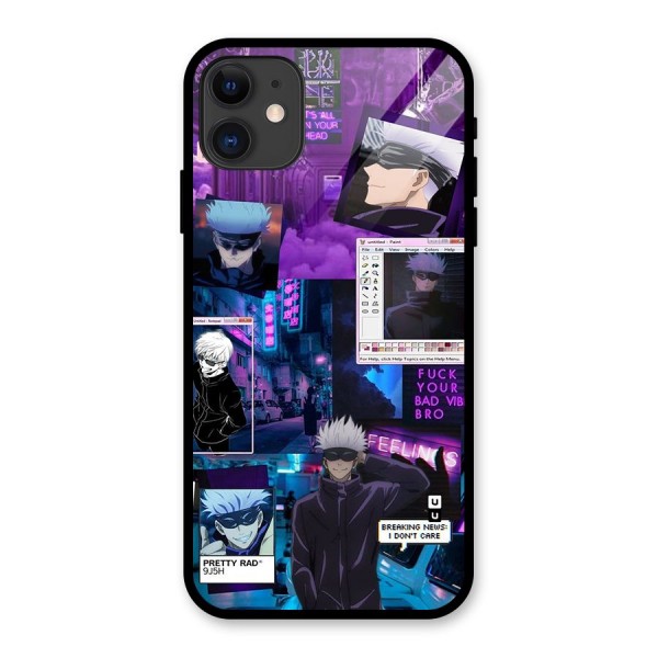 Gojo Quotes Bundle Glass Back Case for iPhone 11