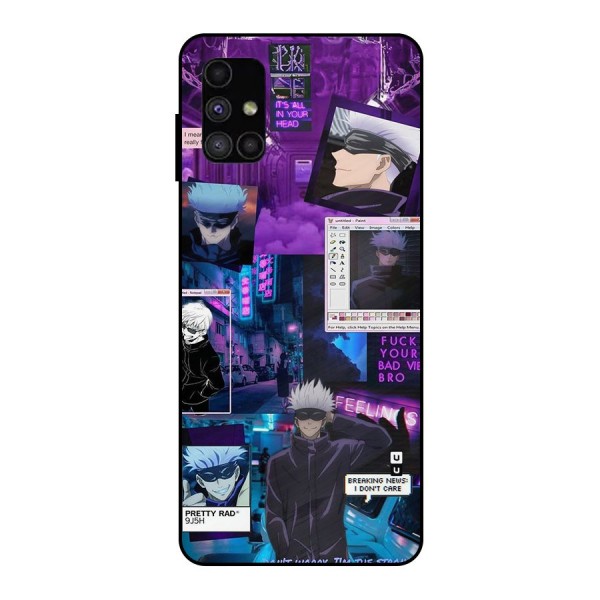 Gojo Quotes Bundle Metal Back Case for Galaxy M51