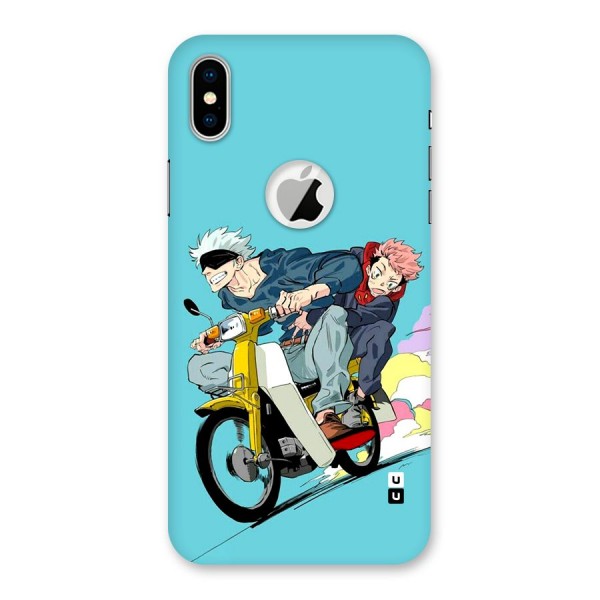 Gojo Ride Back Case for iPhone XS Logo Cut