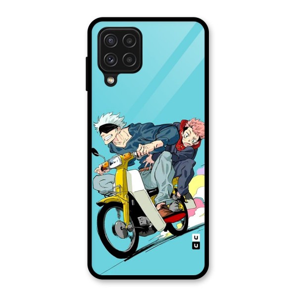 Gojo Ride Glass Back Case for Galaxy A22 4G