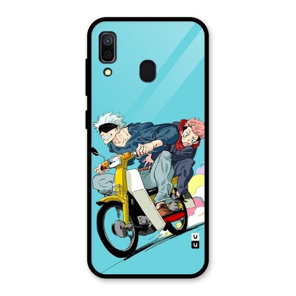 Gojo Ride Glass Back Case for Galaxy A30