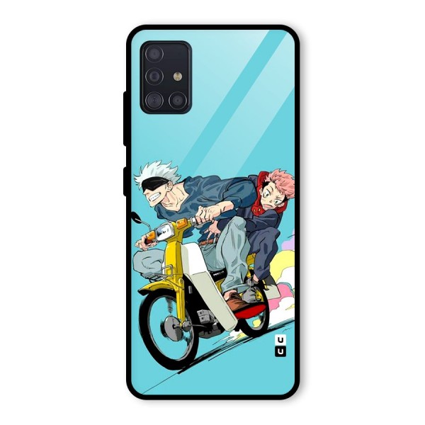 Gojo Ride Glass Back Case for Galaxy A51