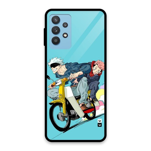 Gojo Ride Glass Back Case for Galaxy M32 5G