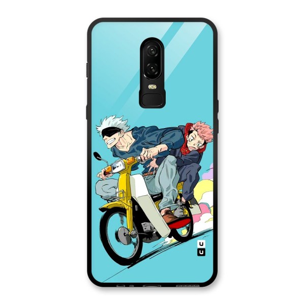 Gojo Ride Glass Back Case for OnePlus 6