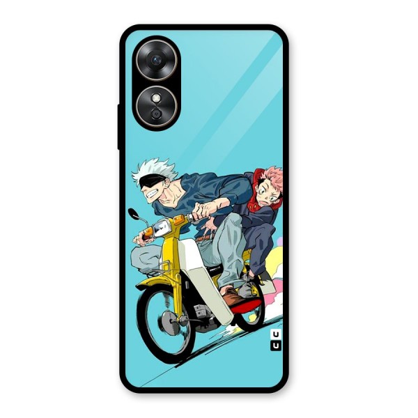 Gojo Ride Glass Back Case for Oppo A17