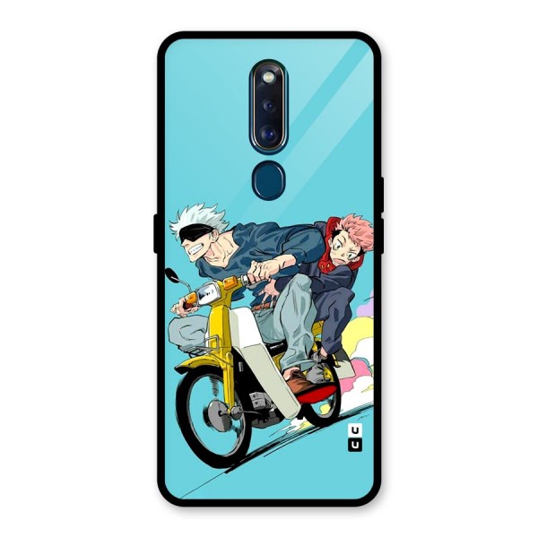 Gojo Ride Glass Back Case for Oppo F11 Pro