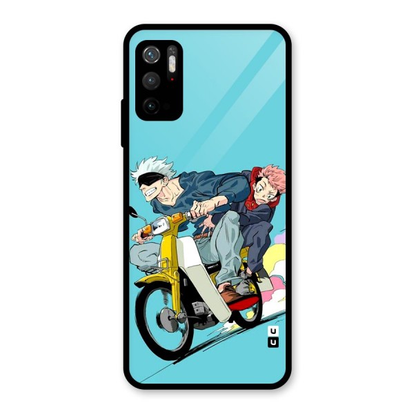 Gojo Ride Glass Back Case for Poco M3 Pro 5G