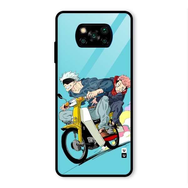 Gojo Ride Glass Back Case for Poco X3 Pro