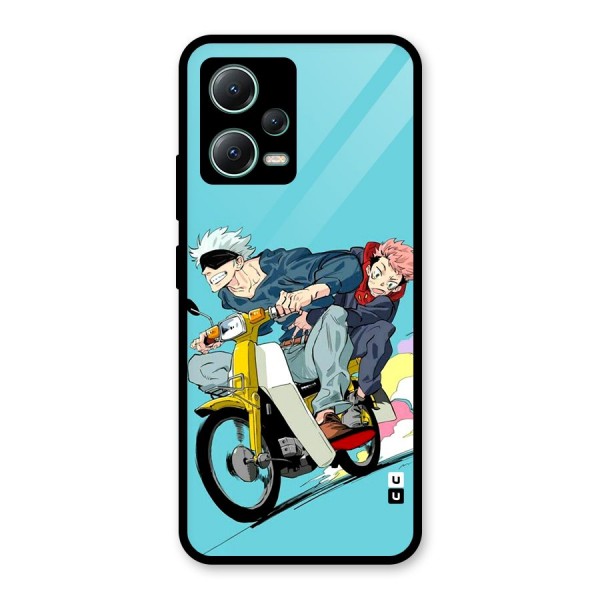 Gojo Ride Glass Back Case for Poco X5