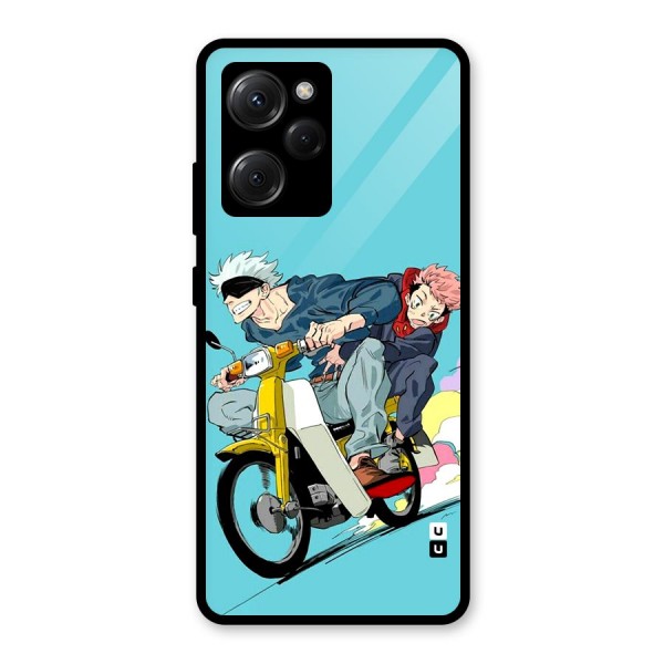 Gojo Ride Glass Back Case for Poco X5 Pro