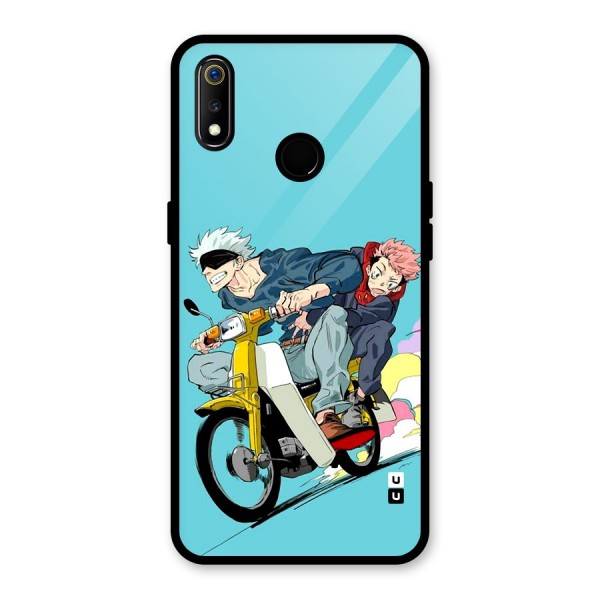 Gojo Ride Glass Back Case for Realme 3