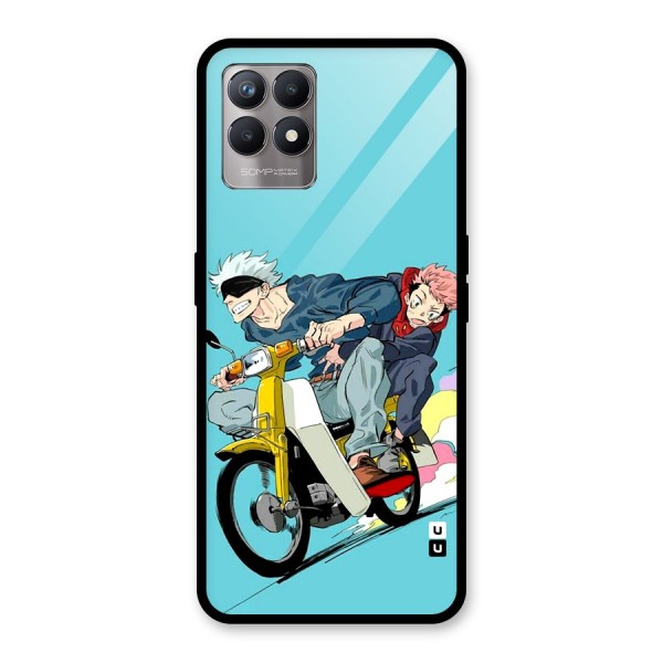 Gojo Ride Glass Back Case for Realme 8i