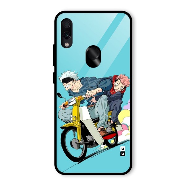 Gojo Ride Glass Back Case for Redmi Note 7