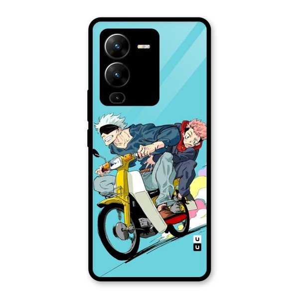 Gojo Ride Glass Back Case for Vivo V25 Pro