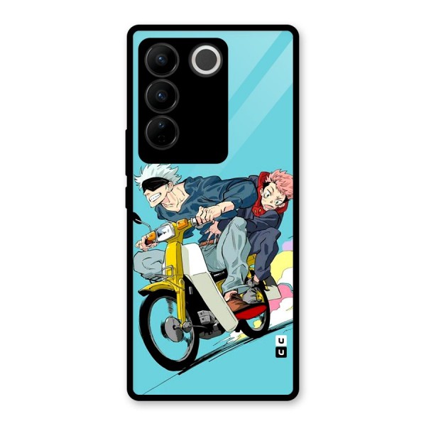 Gojo Ride Glass Back Case for Vivo V27 Pro