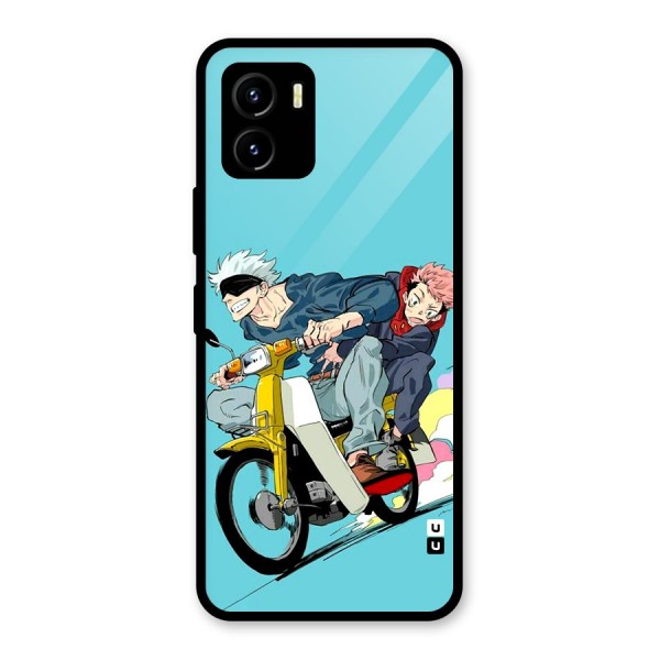 Gojo Ride Glass Back Case for Vivo Y15s