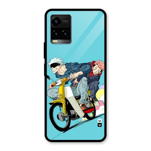 Gojo Ride Glass Back Case for Vivo Y21A