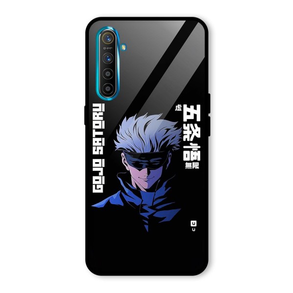 Gojo Sataru Smiles Glass Back Case for Realme X2