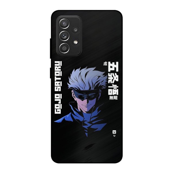 Gojo Sataru Smiles Metal Back Case for Galaxy A52