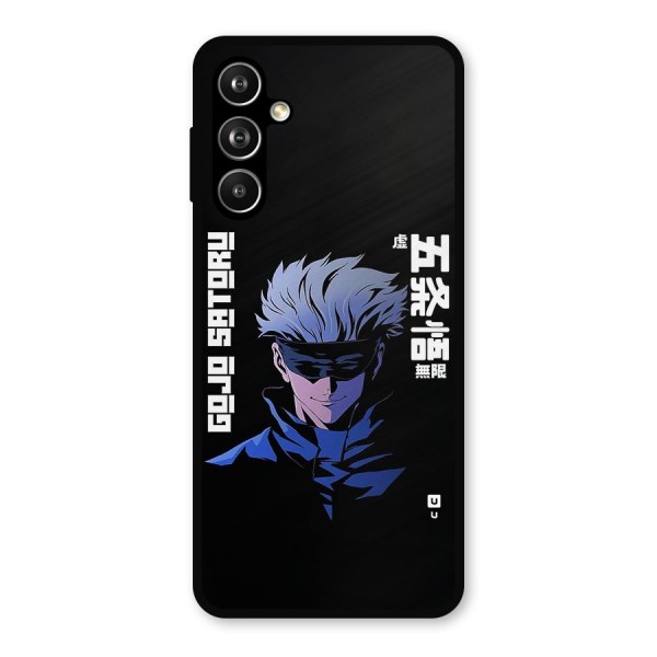 Gojo Sataru Smiles Metal Back Case for Galaxy F54