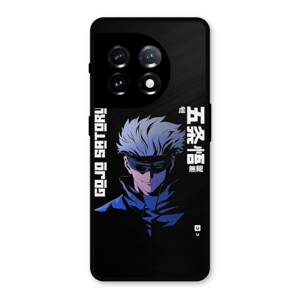 Gojo Sataru Smiles Metal Back Case for OnePlus 11