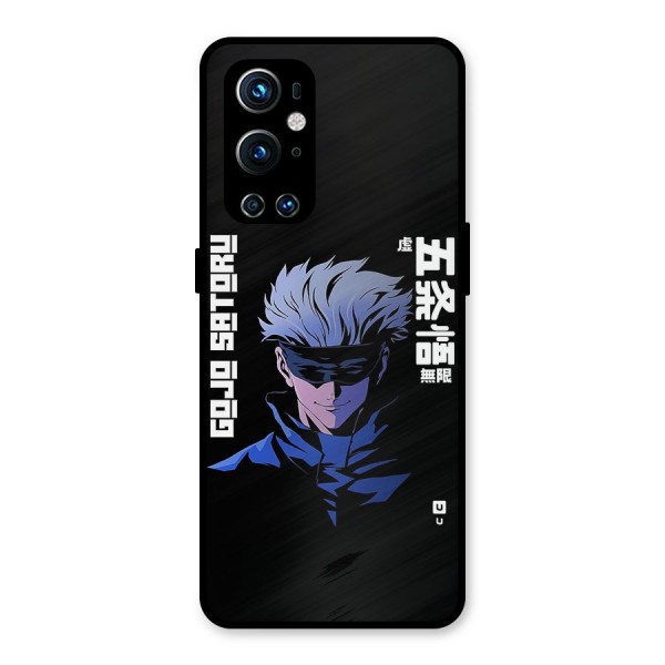 Gojo Sataru Smiles Metal Back Case for OnePlus 9 Pro