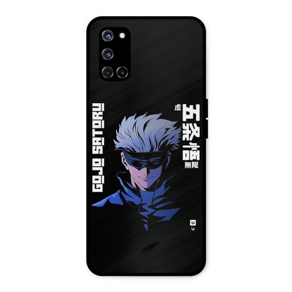 Gojo Sataru Smiles Metal Back Case for Oppo A52