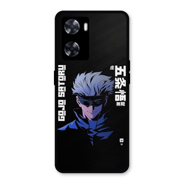 Gojo Sataru Smiles Metal Back Case for Oppo A77