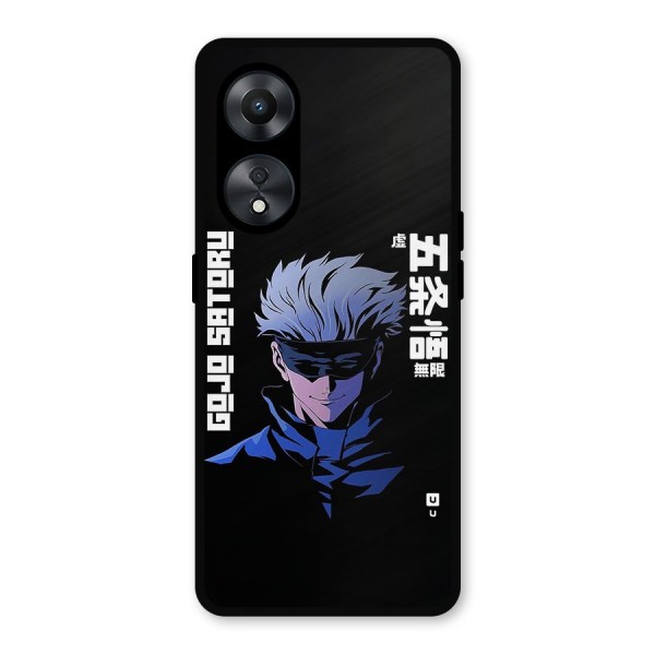 Gojo Sataru Smiles Metal Back Case for Oppo A78