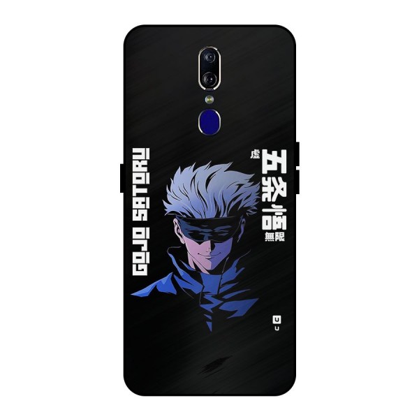 Gojo Sataru Smiles Metal Back Case for Oppo F11