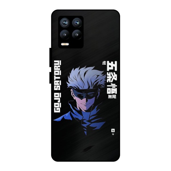 Gojo Sataru Smiles Metal Back Case for Realme 8 Pro