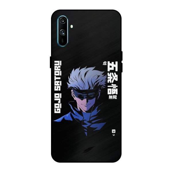 Gojo Sataru Smiles Metal Back Case for Realme C3