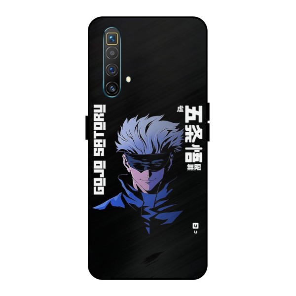 Gojo Sataru Smiles Metal Back Case for Realme X3