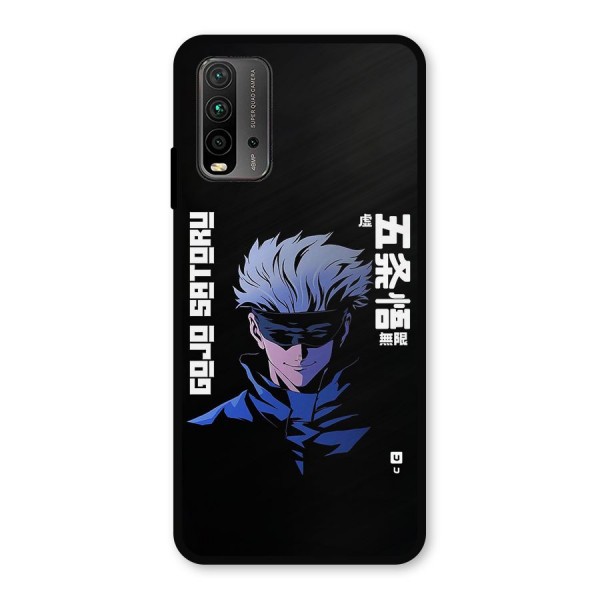 Gojo Sataru Smiles Metal Back Case for Redmi 9 Power