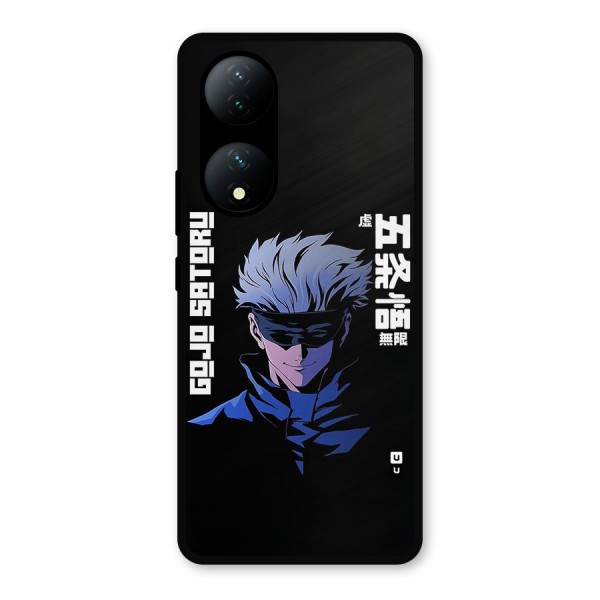 Gojo Sataru Smiles Metal Back Case for Vivo T2