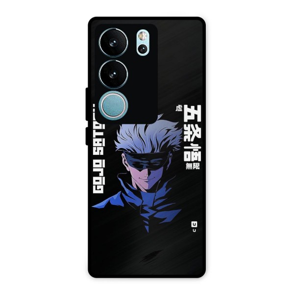 Gojo Sataru Smiles Metal Back Case for Vivo V29